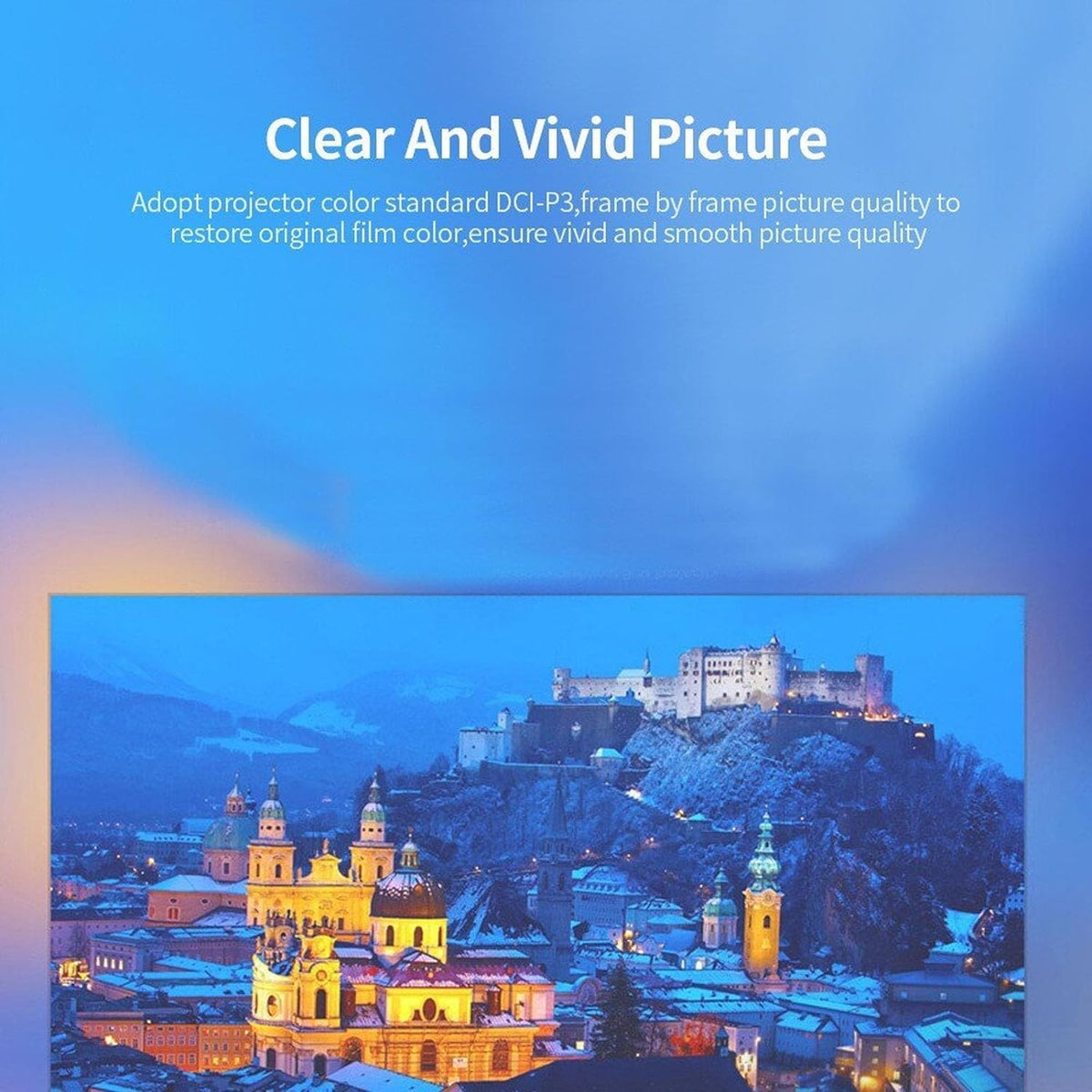 1080P HD Portable LED Mini Projector Y2582