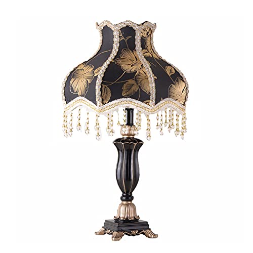 Black 22 Inch Fabric Lampshade Table Lamp N2214