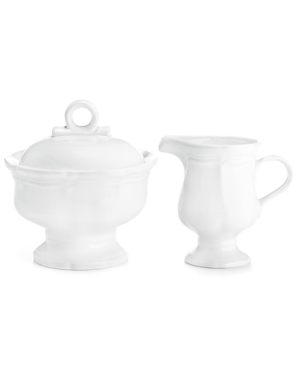 White Sugar & Creamer C653
