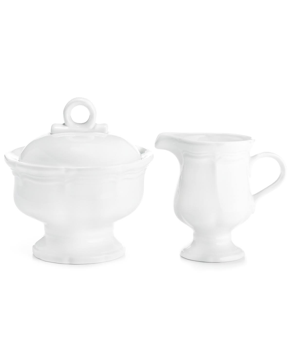 White Sugar & Creamer C653