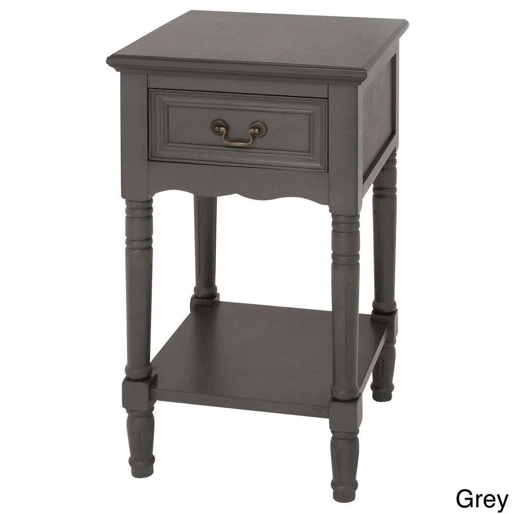 Antiqued Solid Wood Night Stand F871933