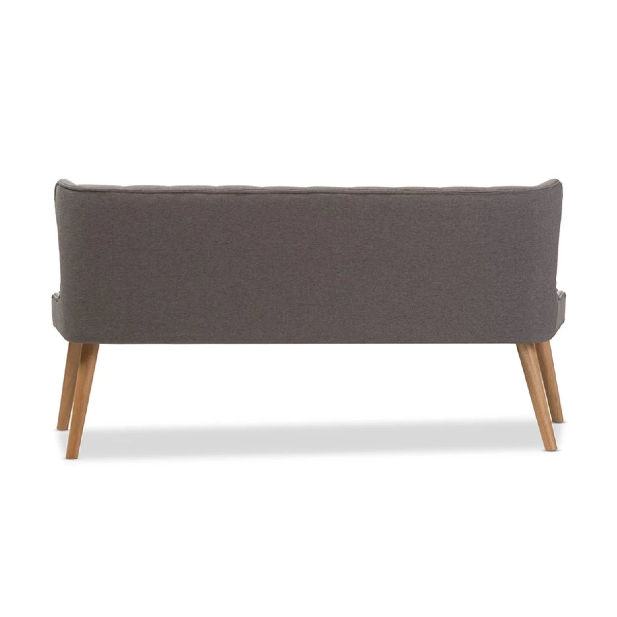 Grey Fabric 3-Seater Settee Bench J67959