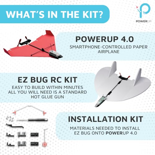 Smartphone Controlled Paper Airplane Kit B143