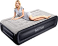 Queen Size Raised Inflatable Mattress with Built-in Pump and Carrying Bag N180867