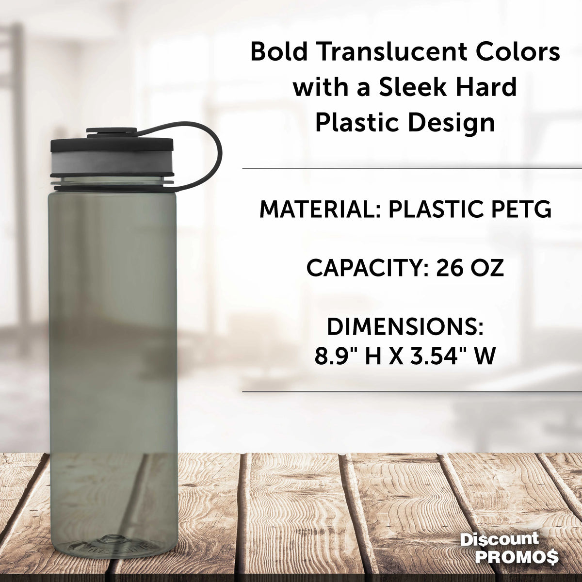 26 oz Set of 10 BPA Free Water Bottles Y420469