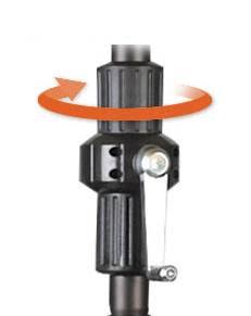 9 ft. Fiberglass Market Umbrella Collar Tilt Black S97486