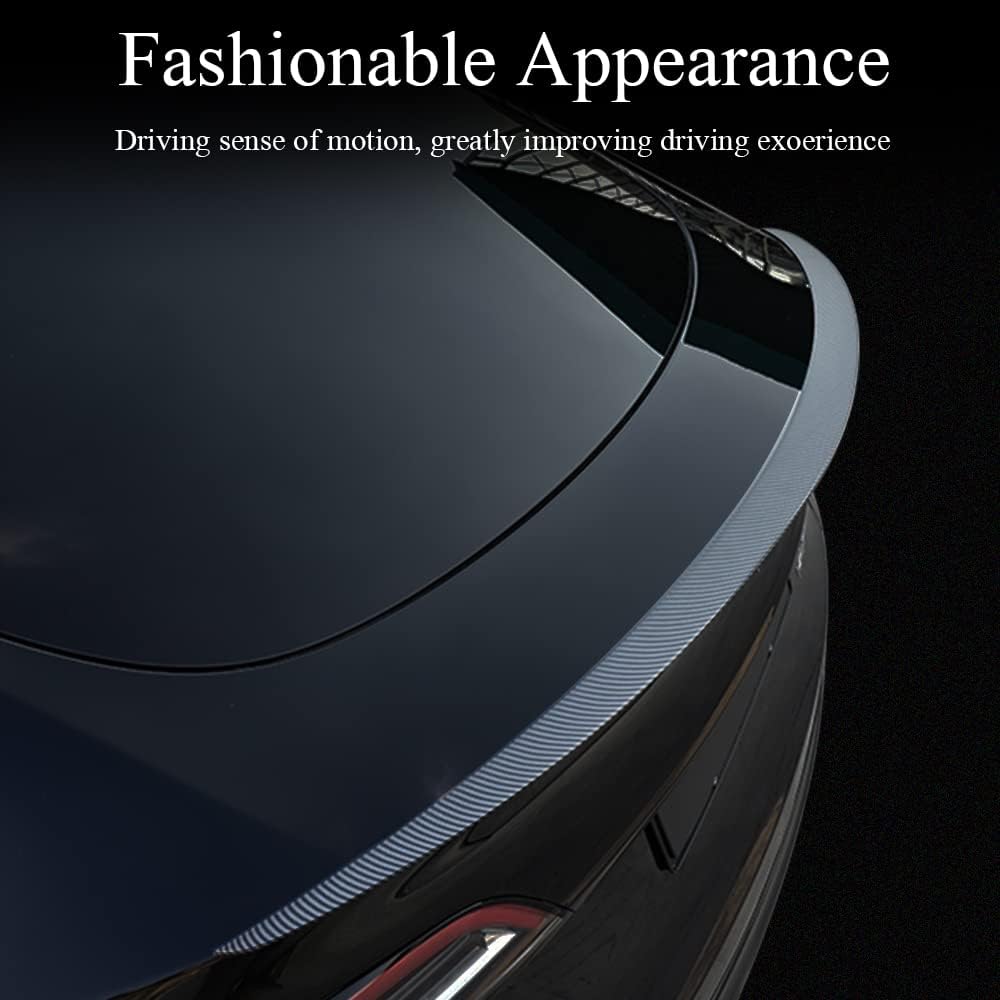 Matte Carbon Fiber Rear Trunk Spoiler A423209