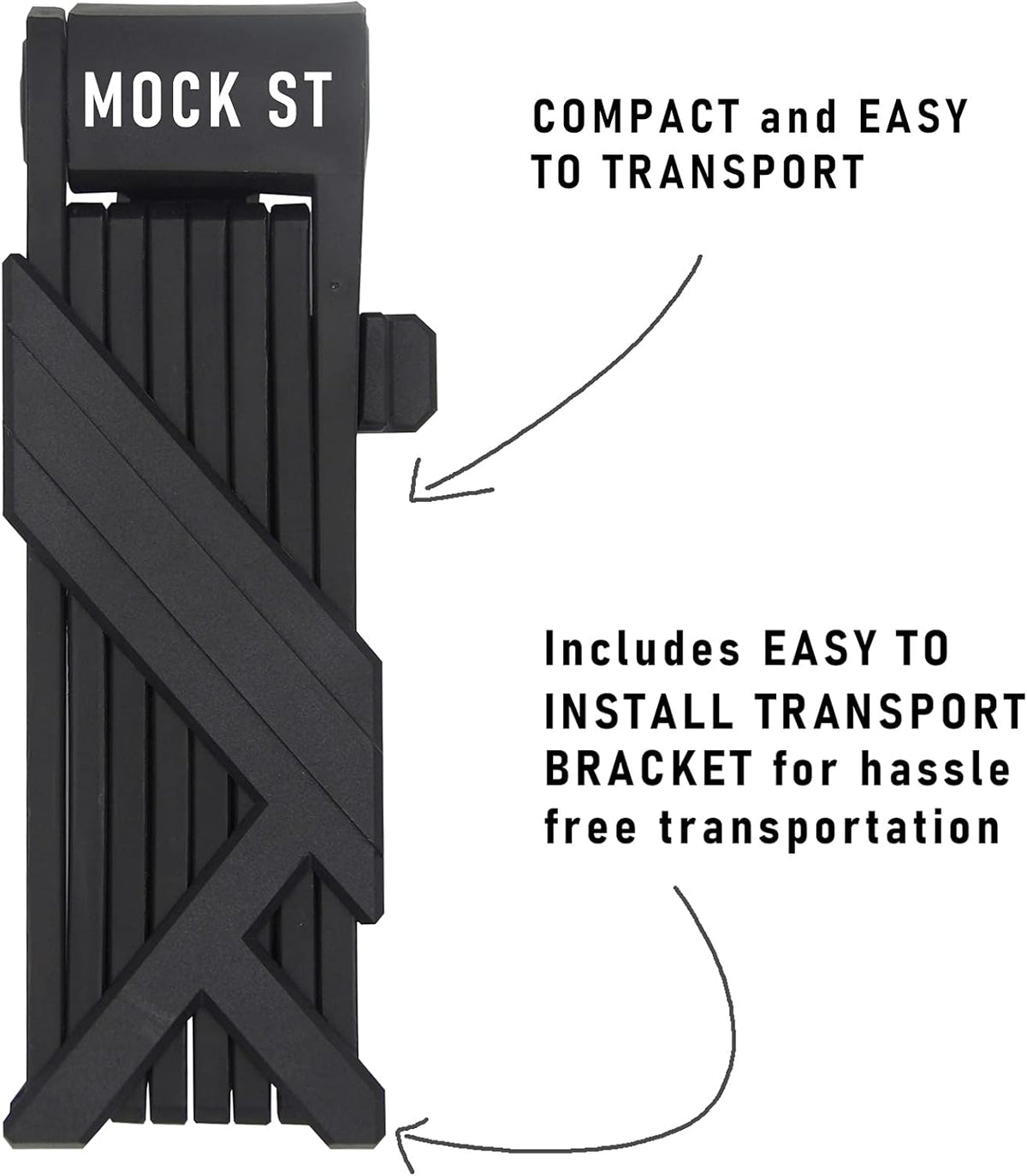 Bike Chain Folding Lock Pack of 2 D2620