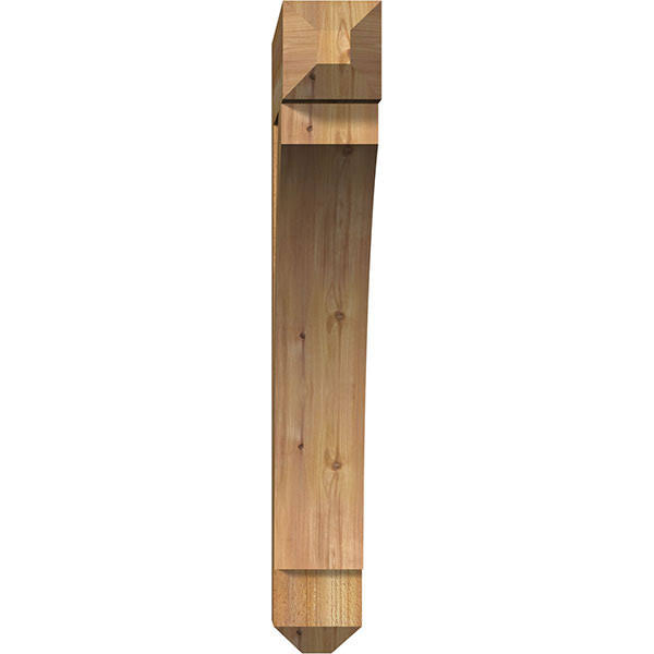 6x22W x 34x22D x 42x22H Thorton Craftsman Rough Sawn BRACKET, Western Red Cedar B362897