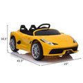 Yellow Remote Control Kids Ride on Sports Car O856296