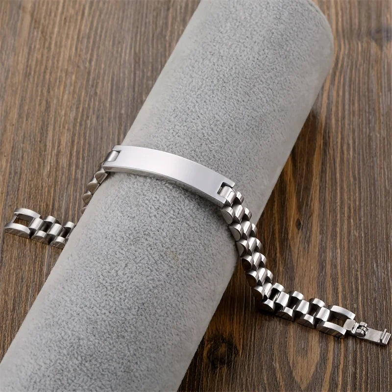18K Gold Plated Stainless Steel 316L Men's Bracelet G882269