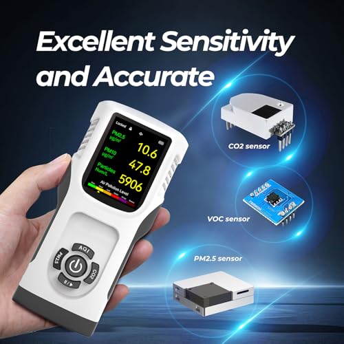 3000mAh Air Quality Monitor with LED Screen S89648