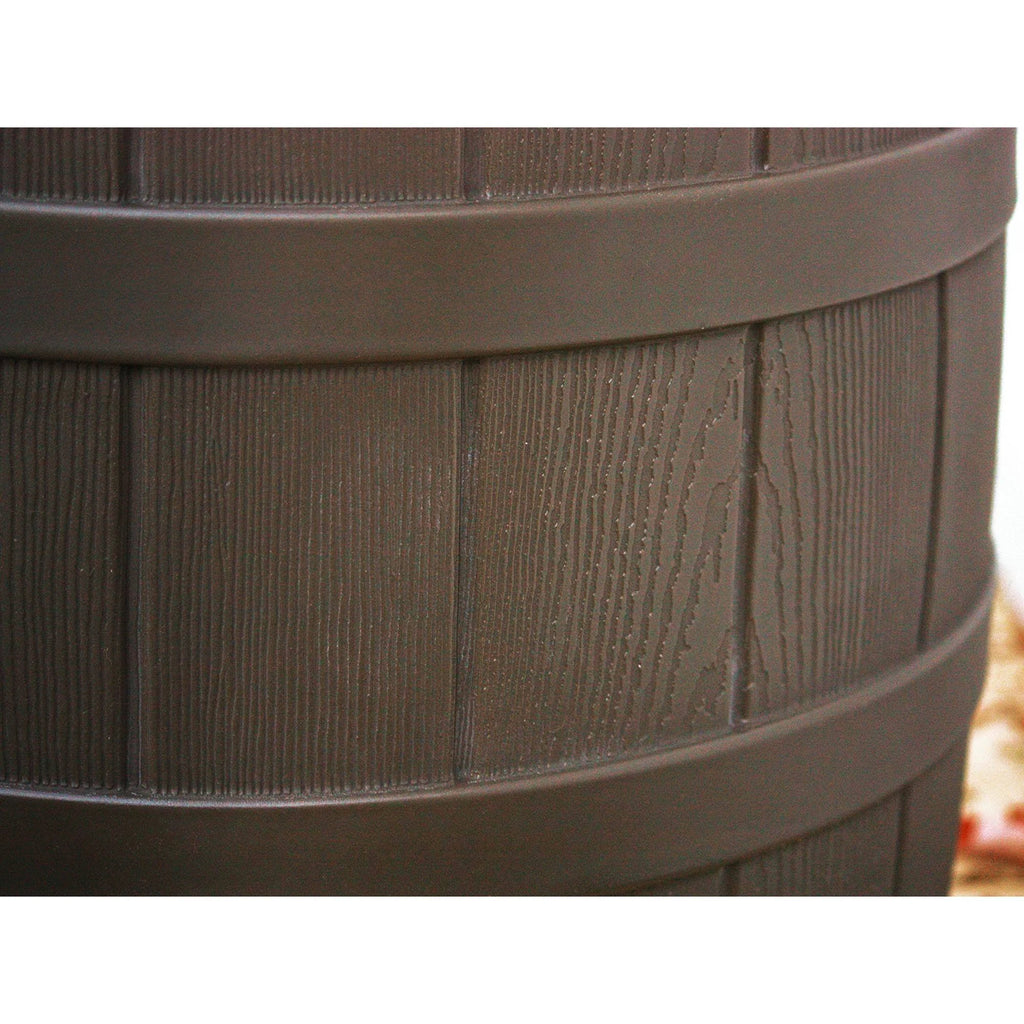 50 Gallon Plastic Rain Barrel with Brass Spigot (5 Pack) L734694