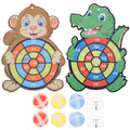 Kids Dart Board Game Sticky Balls Indoor Cartoon J8596
