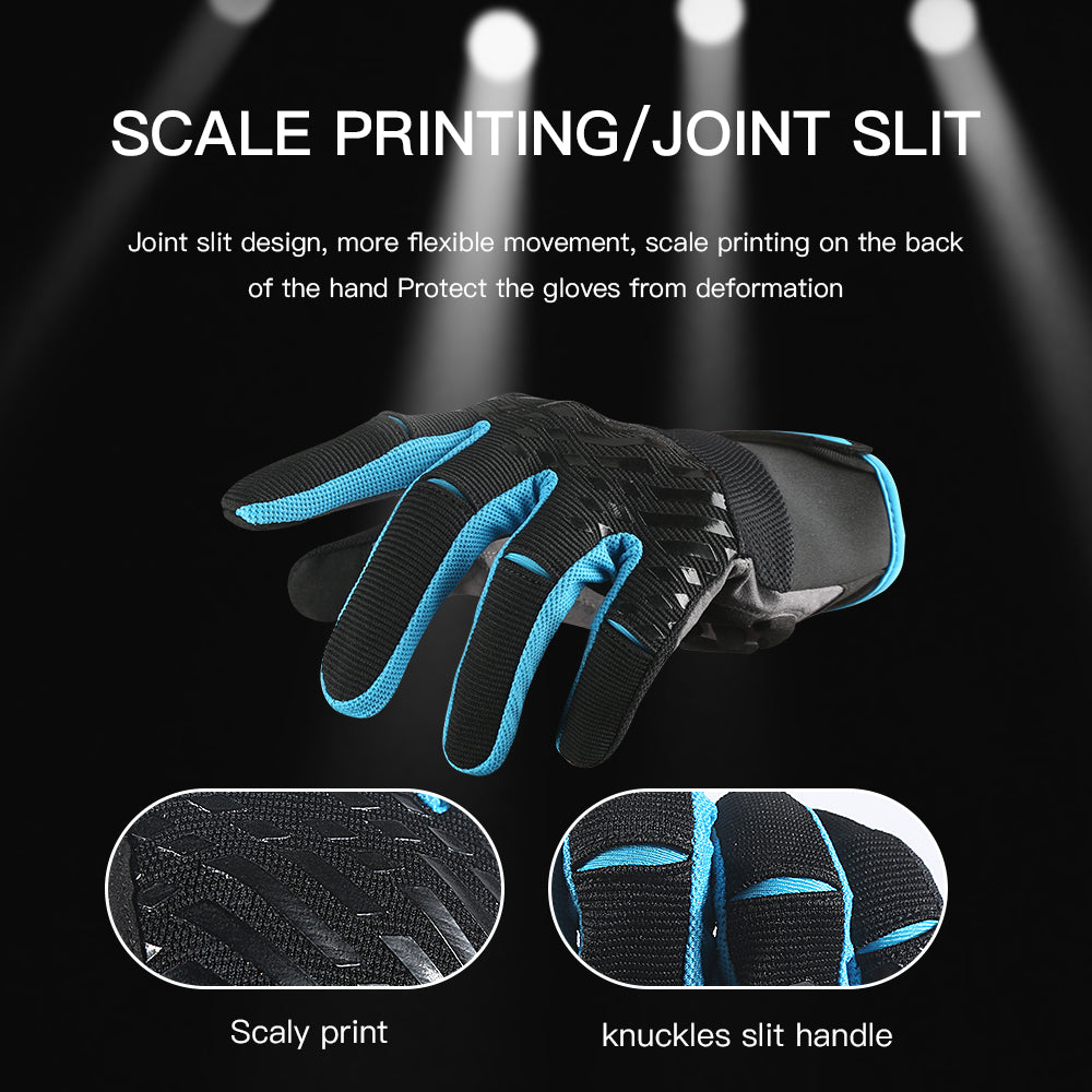 Full Finger Breathable Gel Pad Cycling Gloves W790892