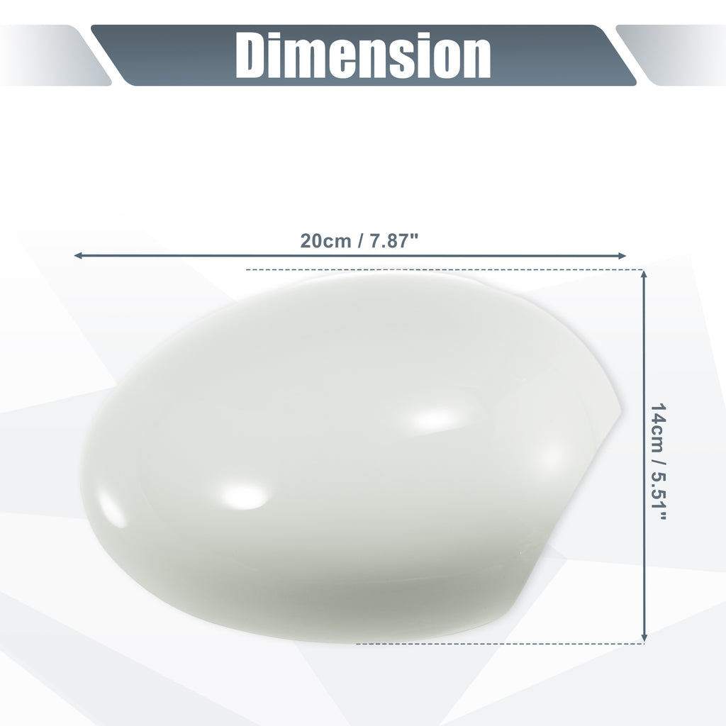 White Rear View Mirror Cover Cap for BMW Mini Clubman R55 Hatchback Cooper R56 B6620
