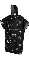Black Allover Poncho X286