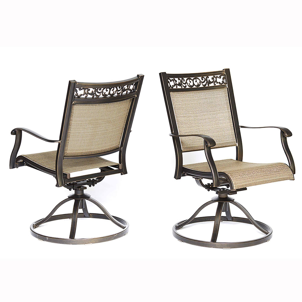 Swivel Rocker Patio Dining Chair 2 PC H556073