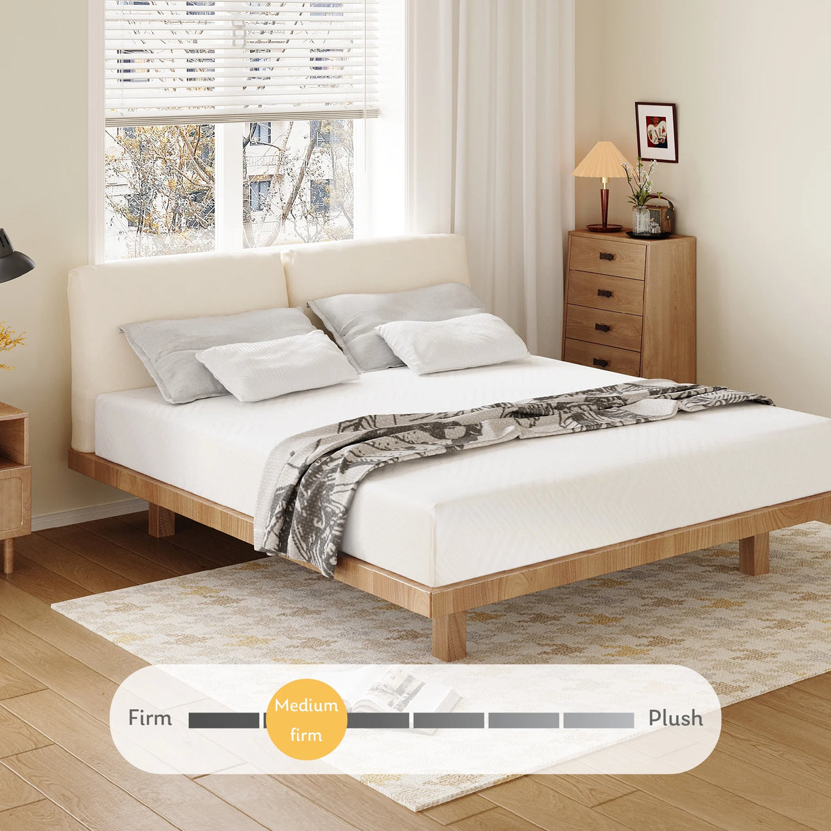 White Twin 6 inch Memory Foam Mattress Z909505