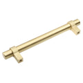 5-Inch Solid Satin Gold Euro Cabinet Bar Pulls (Pack of 25) W509
