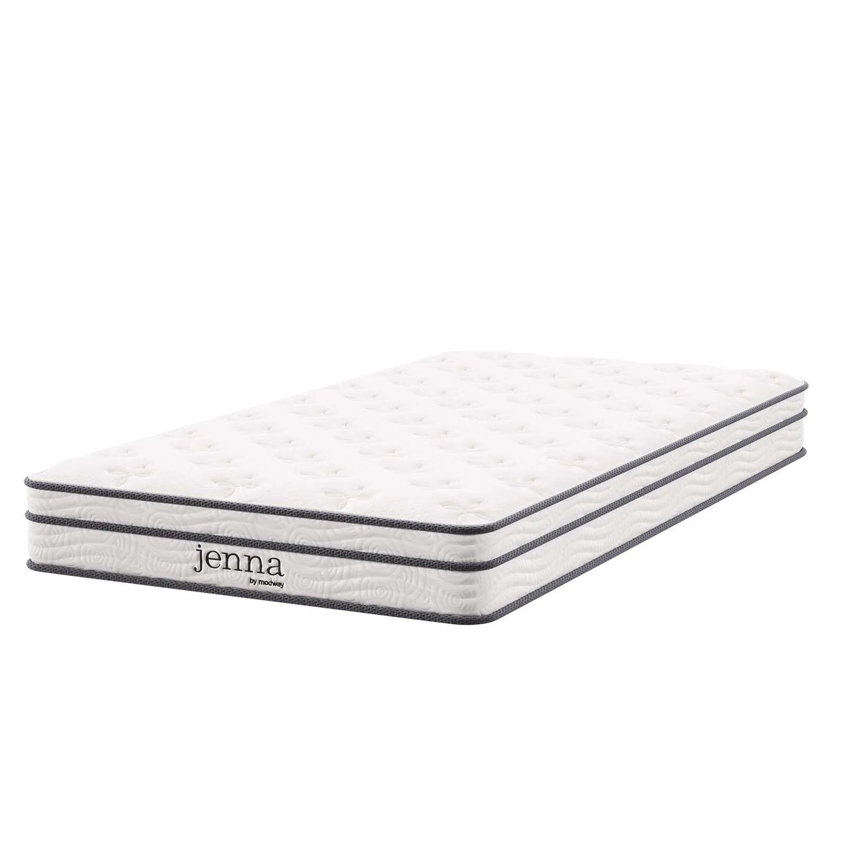 White Narrow Twin Innerspring and Foam Mattress T278