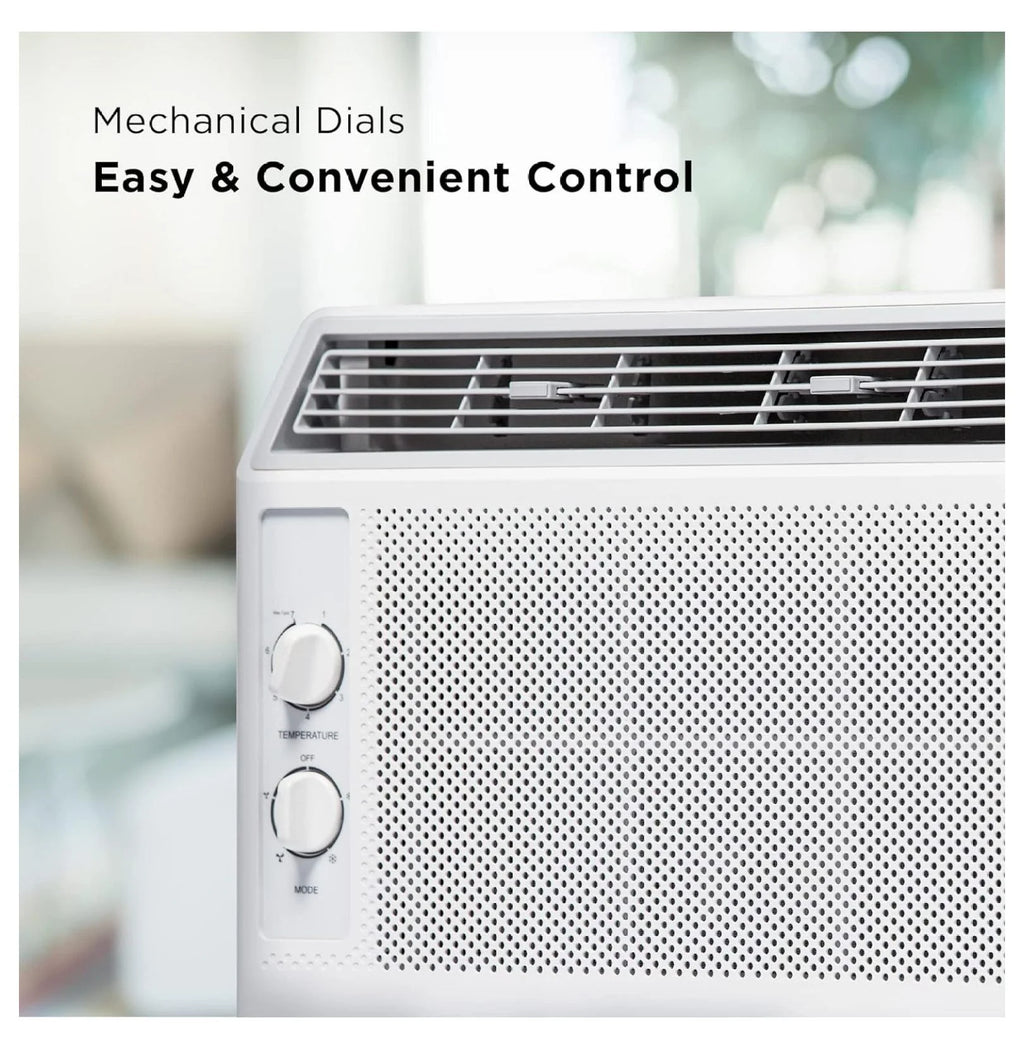5,000 BTU White Window Air Conditioner and Fan P844