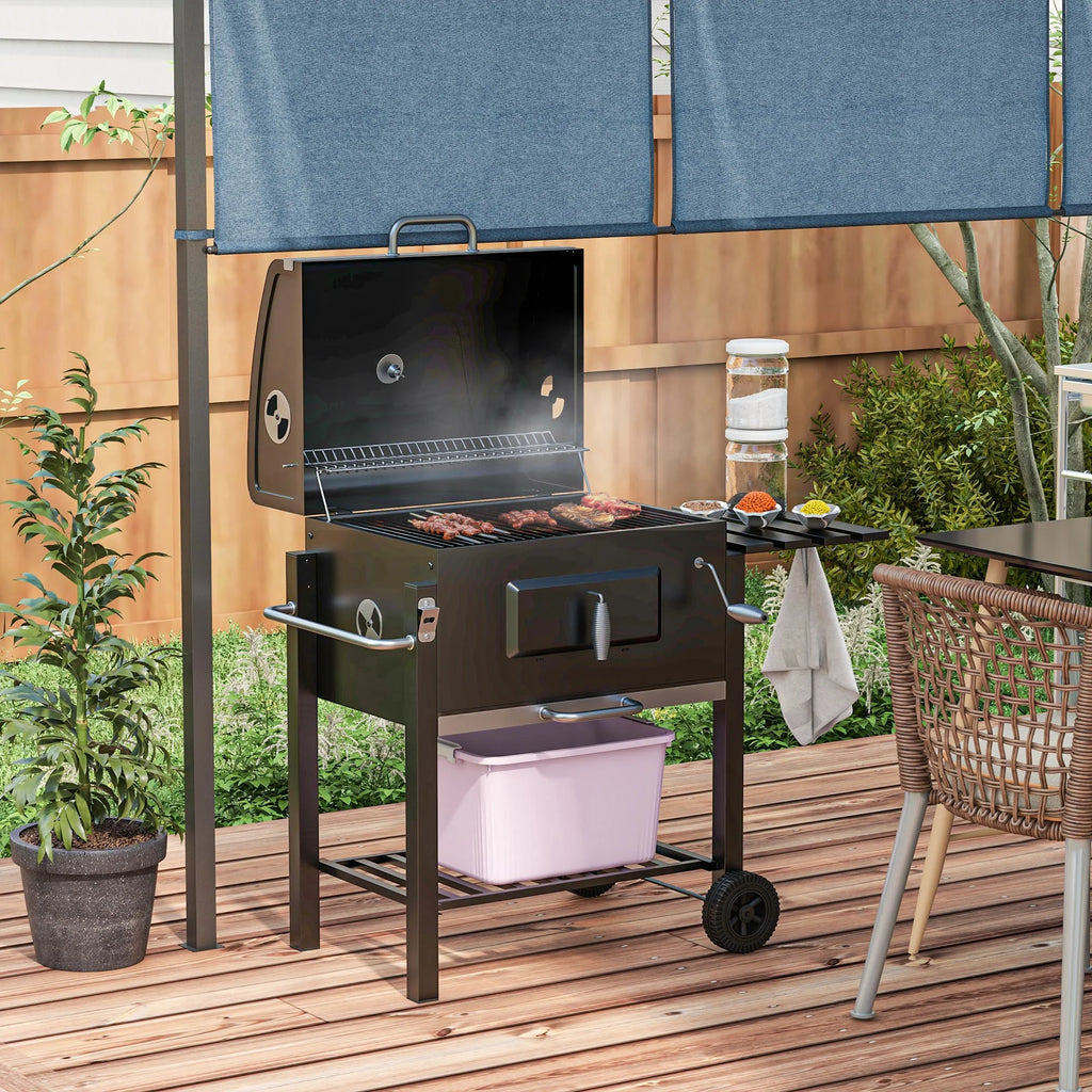 Black Charcoal BBQ Grill S198
