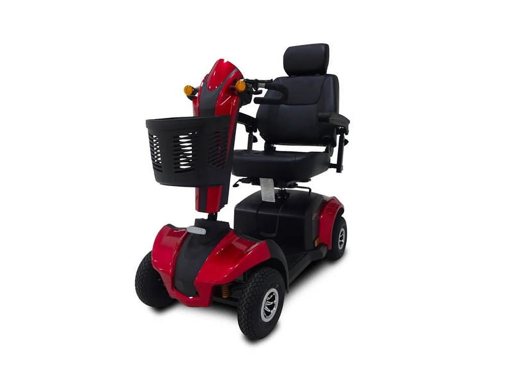 4 Wheel Electric Portable Travel Scooter, Red O550450