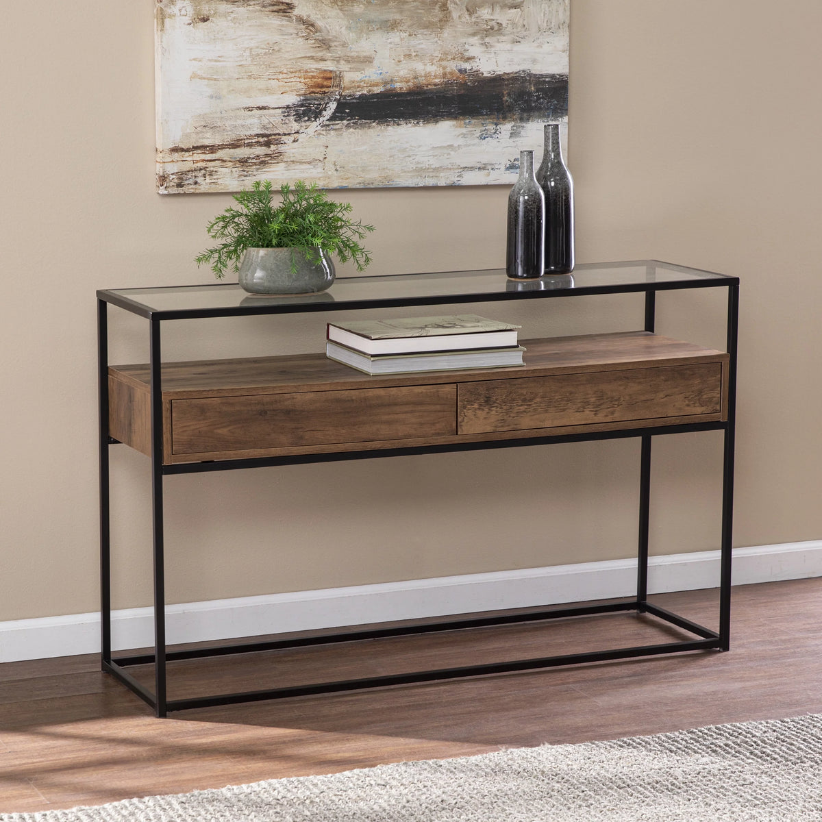 Console Table with Storage T507