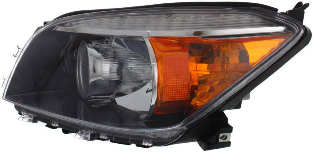 Passenger Side Black Bezel Headlight Assembly C391