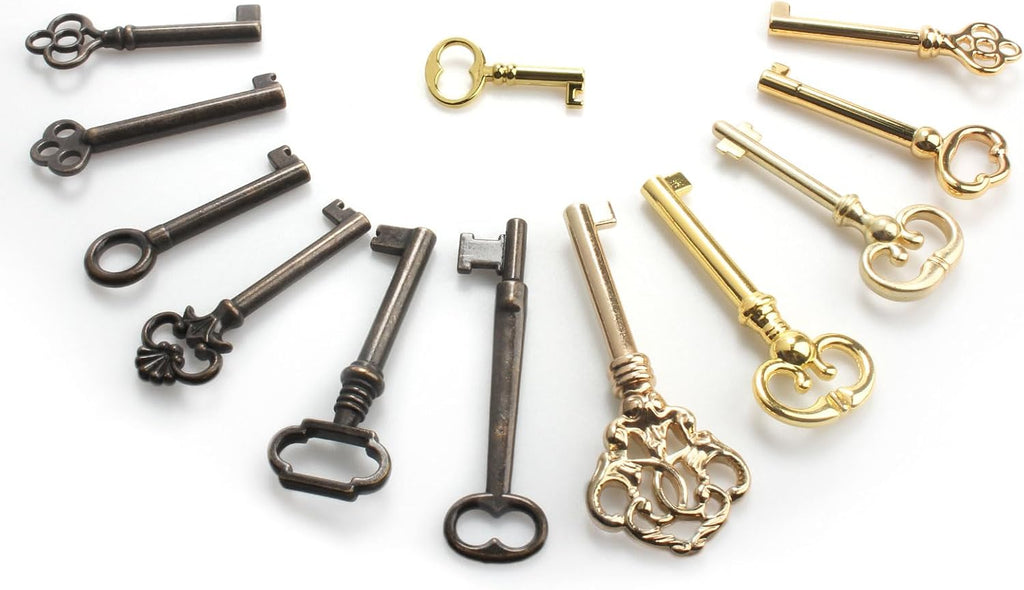 12-Key Universal Replacement Skeleton Keys Kit Z218