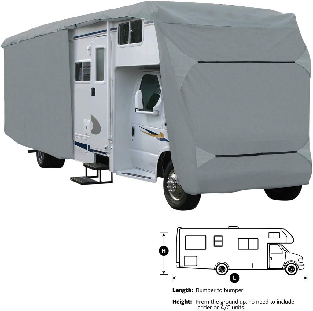 Camper Cover Fits 20' 21' 22' 23'L Zipper Access J5120