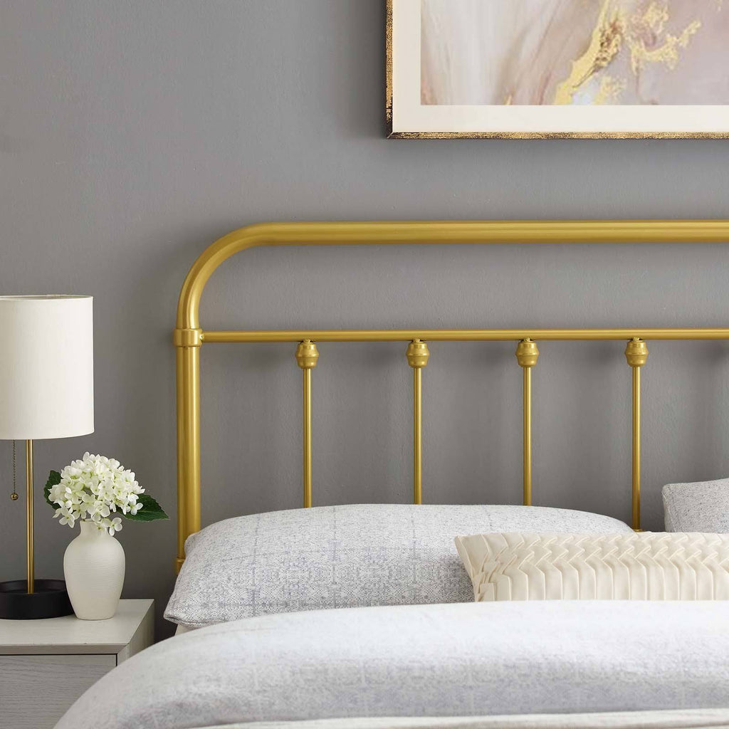 Gold King Metal Headboard Q8999