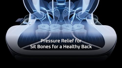Black/White Ergonomic Gaming Chair Q358631