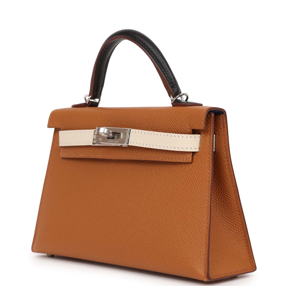 Gold Black and Nata Epsom Handbag I135801