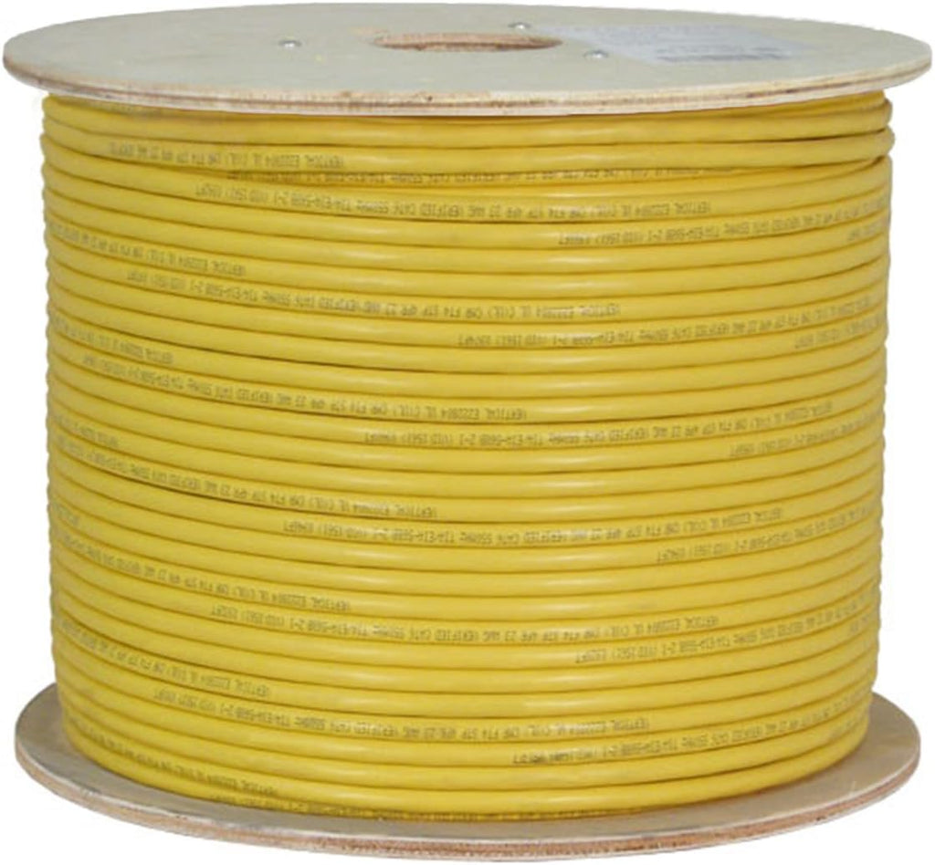 Bulk Shielded Cat6A Ethernet Cable, 23AWG, Solid Bare Copper, PVC, 1000ft, White E270