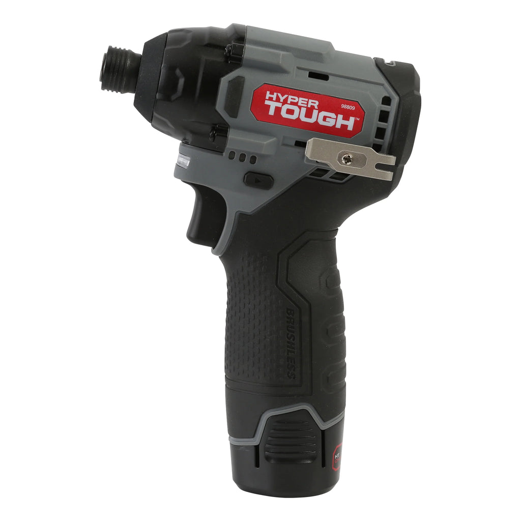 12V Max Lithium-Ion Cordless Brushless Impact Driver with Battery and Charger E724