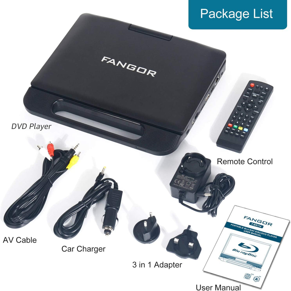 13.3 Inch Portable Bluray Player with 12 HD Swivel Screen K2192