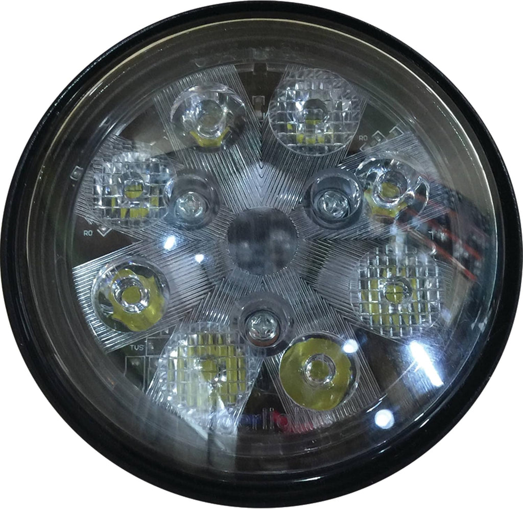 24W LED Sealed Round Hi/Lo Beam Flood/Spot Combo Off-Road Light Pack of 2 U93524