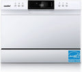 White Countertop Dishwasher with 6 Place Settings O488