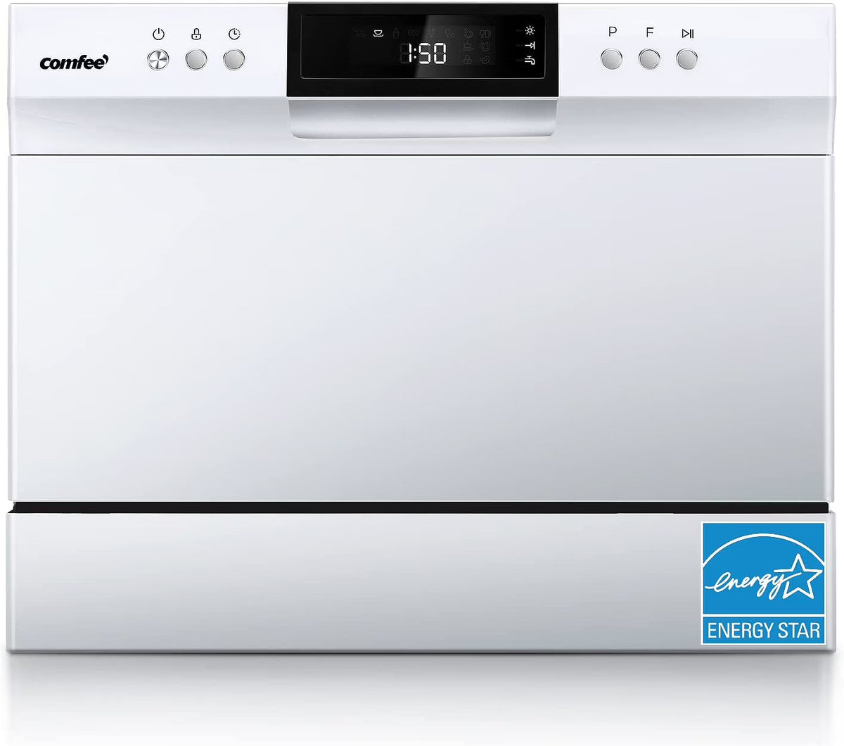 White Countertop Dishwasher with 6 Place Settings O488
