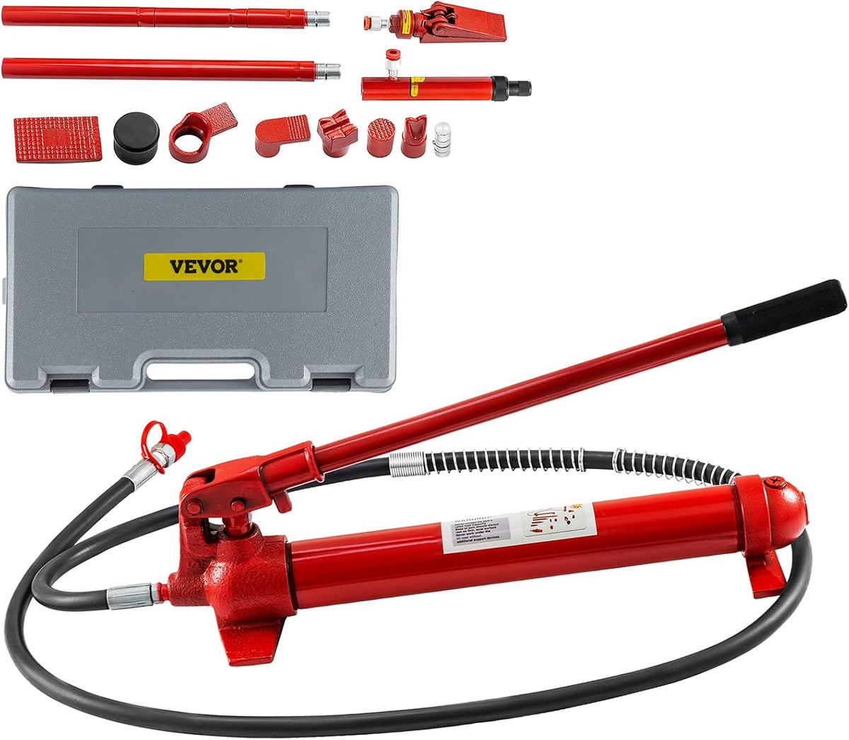 12 Ton Porta Power Kit Hydraulic Car Jack Ram 5.3 inch Lifting Height R22806