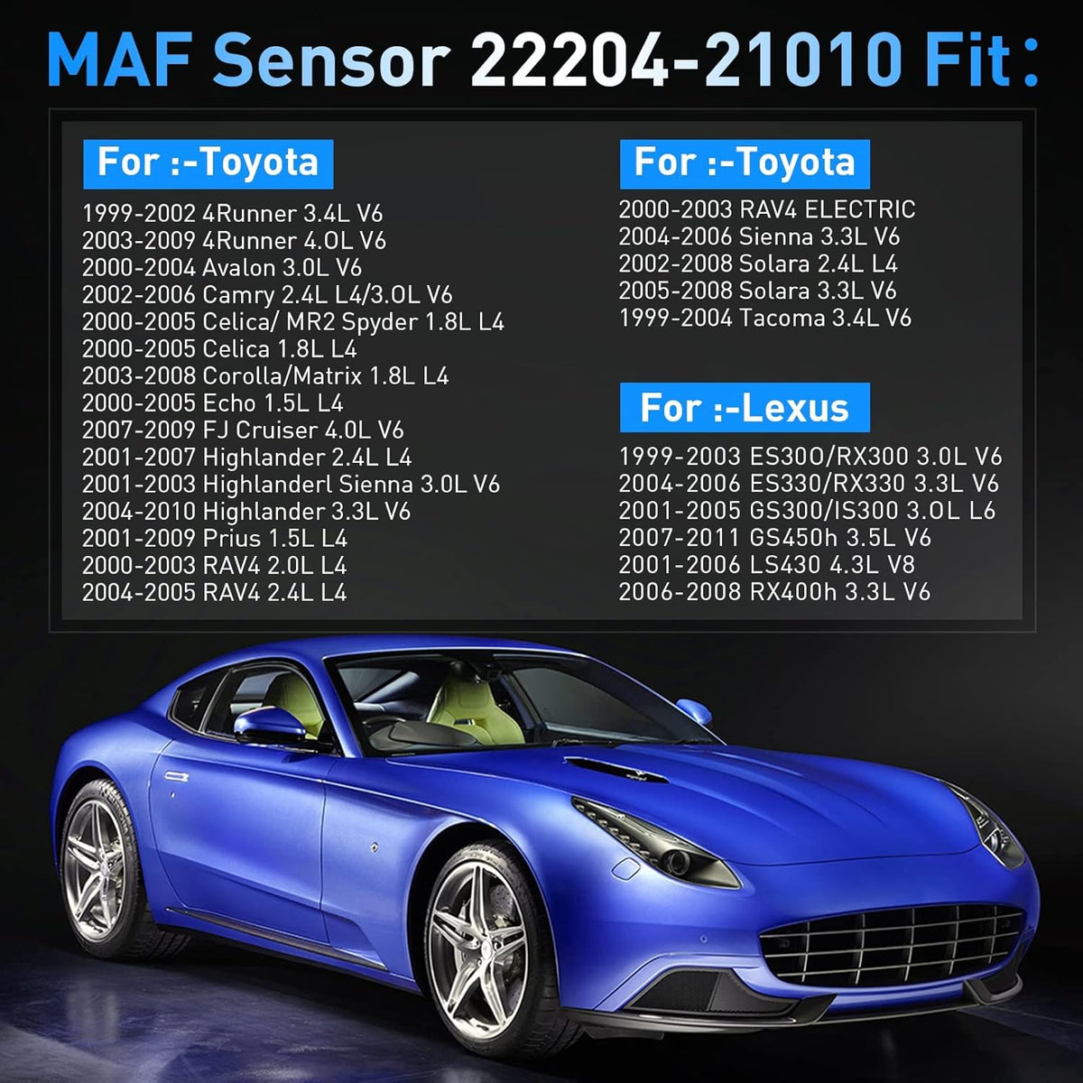 Mass Air Flow Sensor E68280