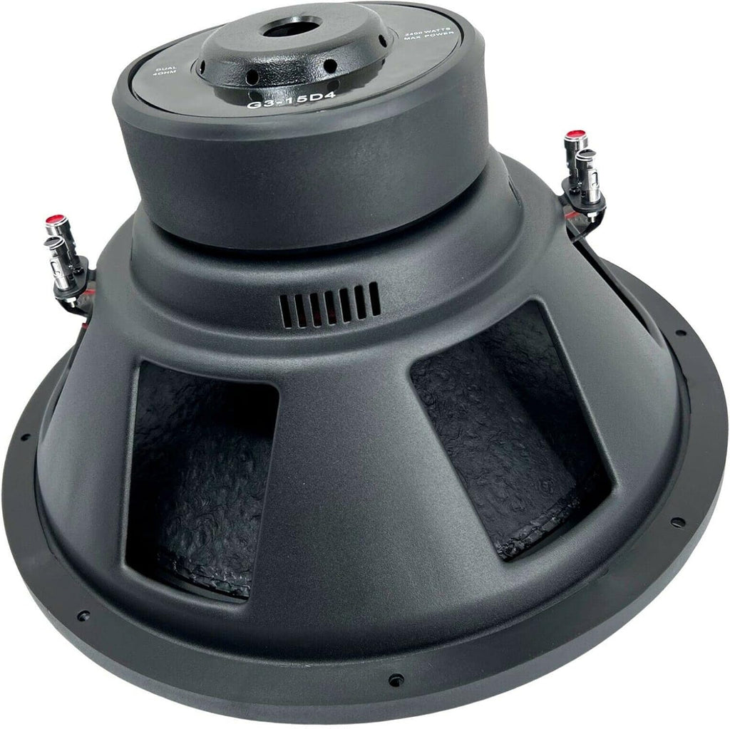15 Inch 2400 Watt Car Audio Subwoofer 4 Ohm DVC Z304