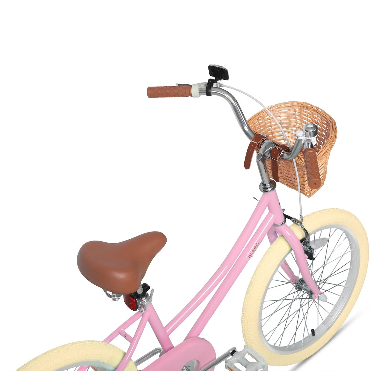 20 Inch Kids Bike with Bell and Training Wheels, Pink F94691