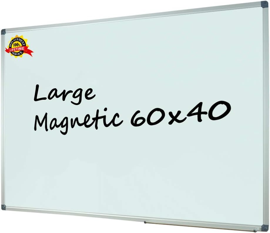 Large 72" x 40" Magnetic Dry Erase Board with Pen Tray T253
