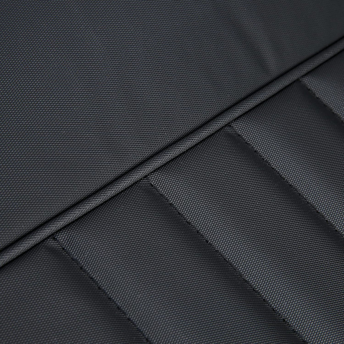 Black Faux Leather Seat Covers for Front High-Back Bucket Seats & Rear Bench Seat Q8607