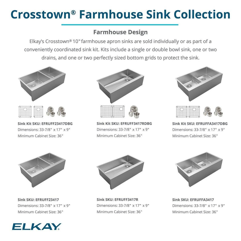 Farmhouse Double Basin Stainless Steel Kitchen Sink U164