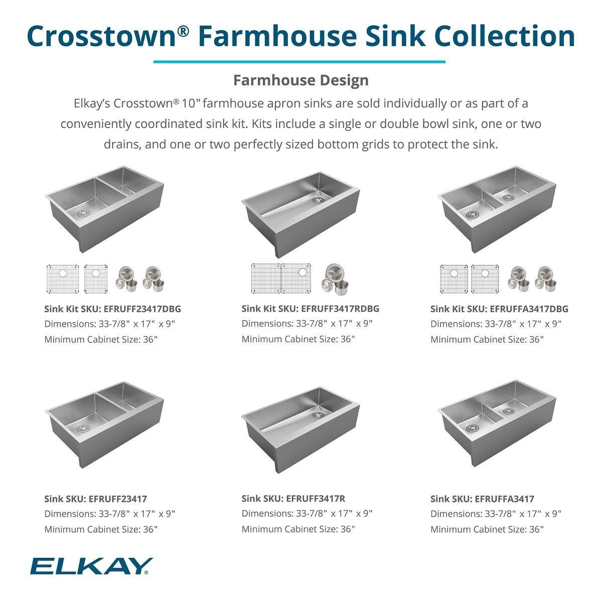 Farmhouse Double Basin Stainless Steel Kitchen Sink U164