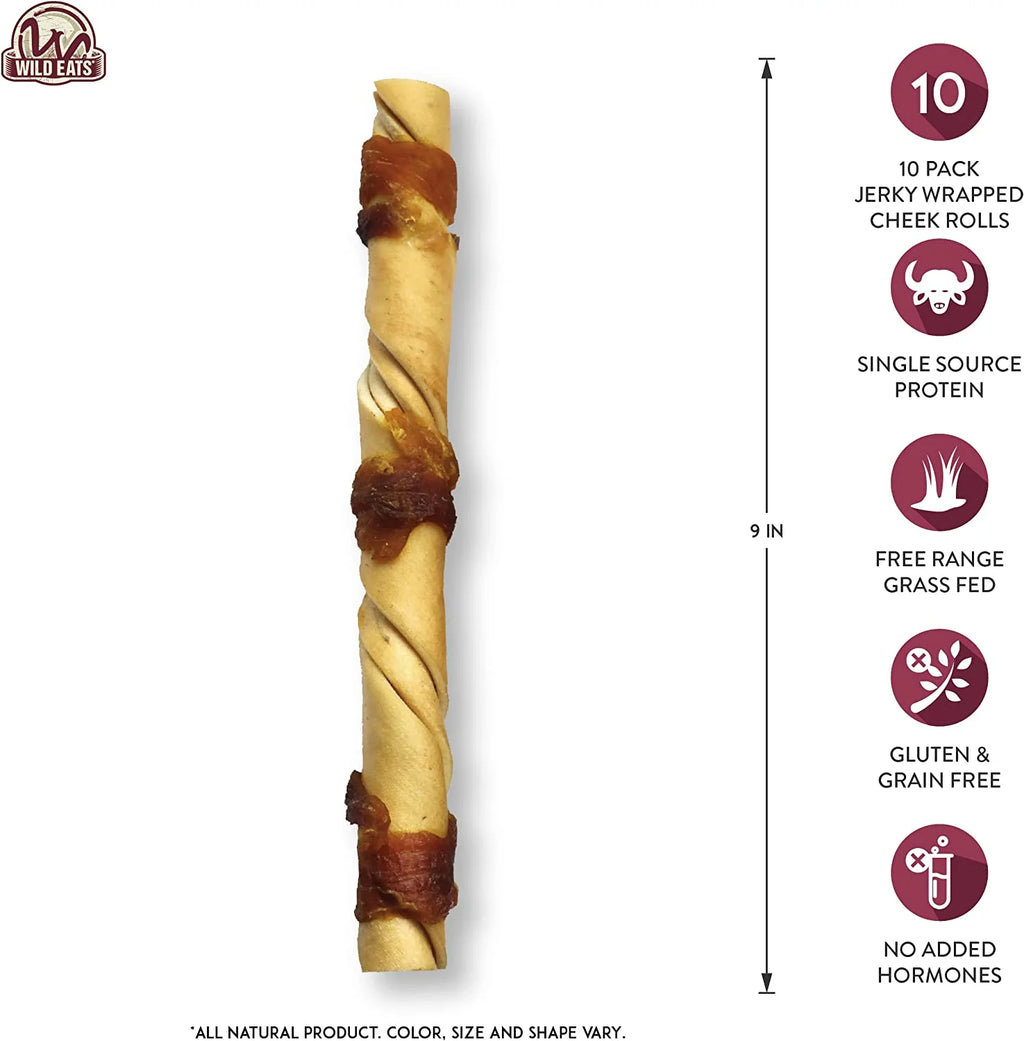 Water Buffalo Jerky Dog Chews 10 Pack Y411395